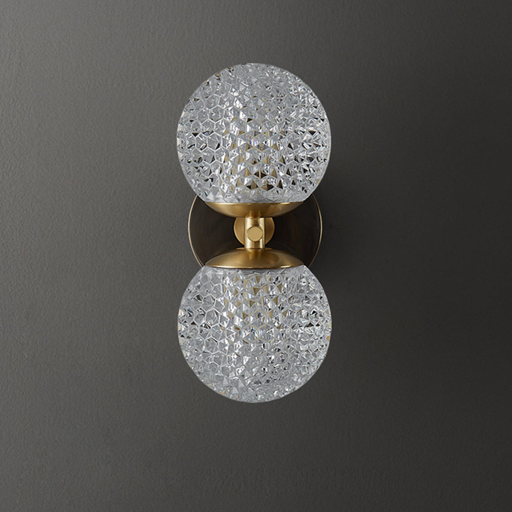 Luxury Copper Ball 1-Light Wall Sconce - Lumpaz