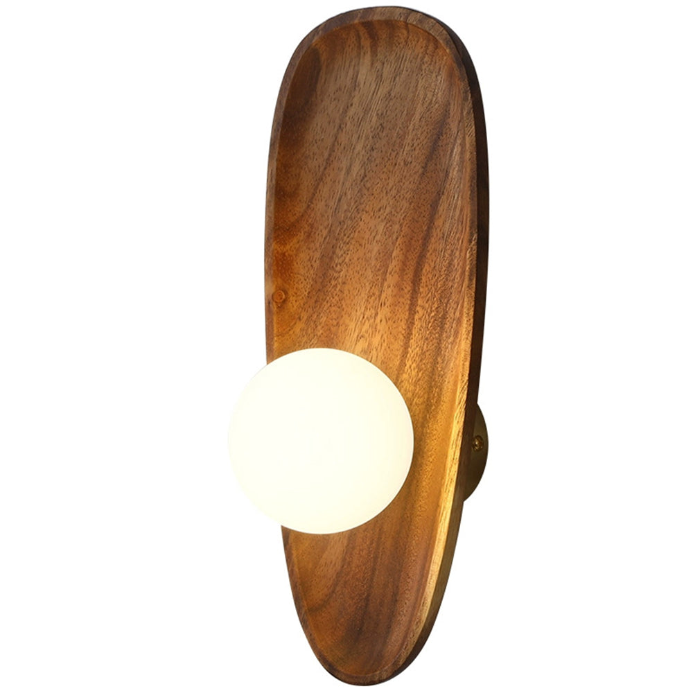 Minimalist Solid Wood Wall Sconce - Lumpaz