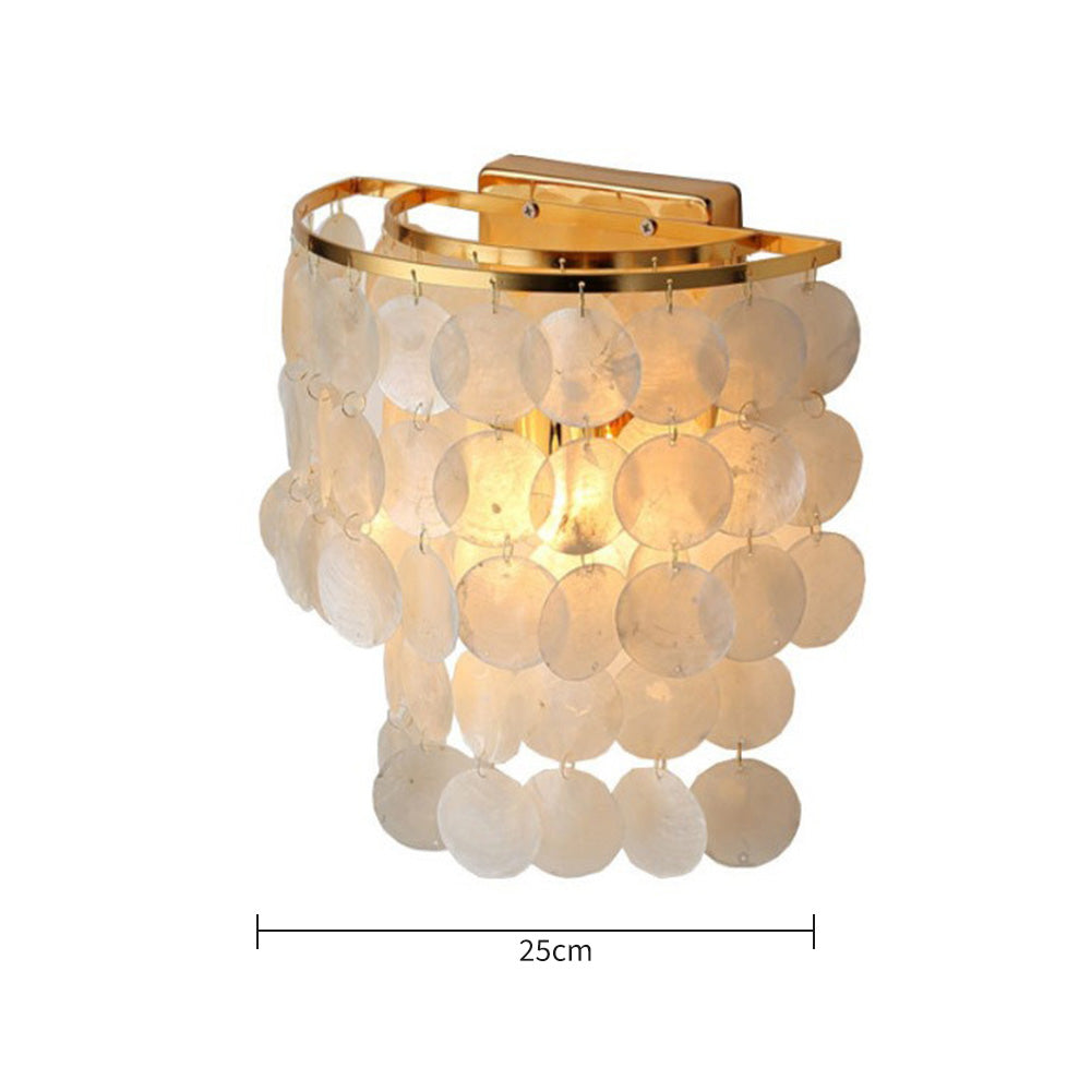 Nordic Modern Minimalist Shell Aisle Wall Lamp - Lumpaz