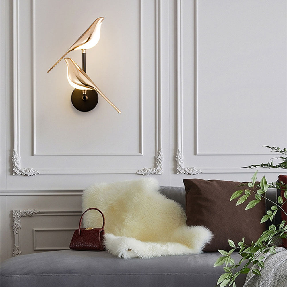 Modern Simple Art Design Bird Wall Lamp - Lumpaz