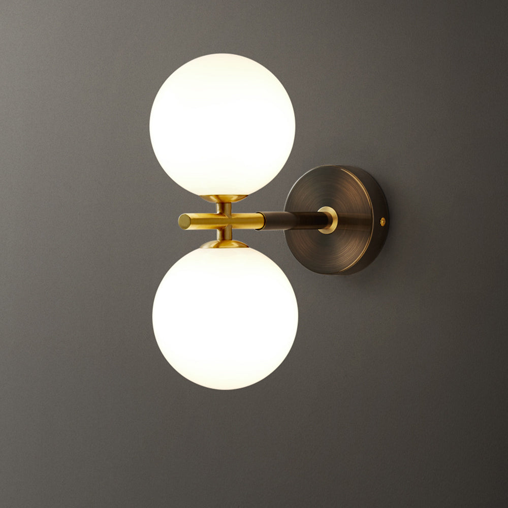 Luxury Copper Ball 1-Light Wall Sconce - Lumpaz