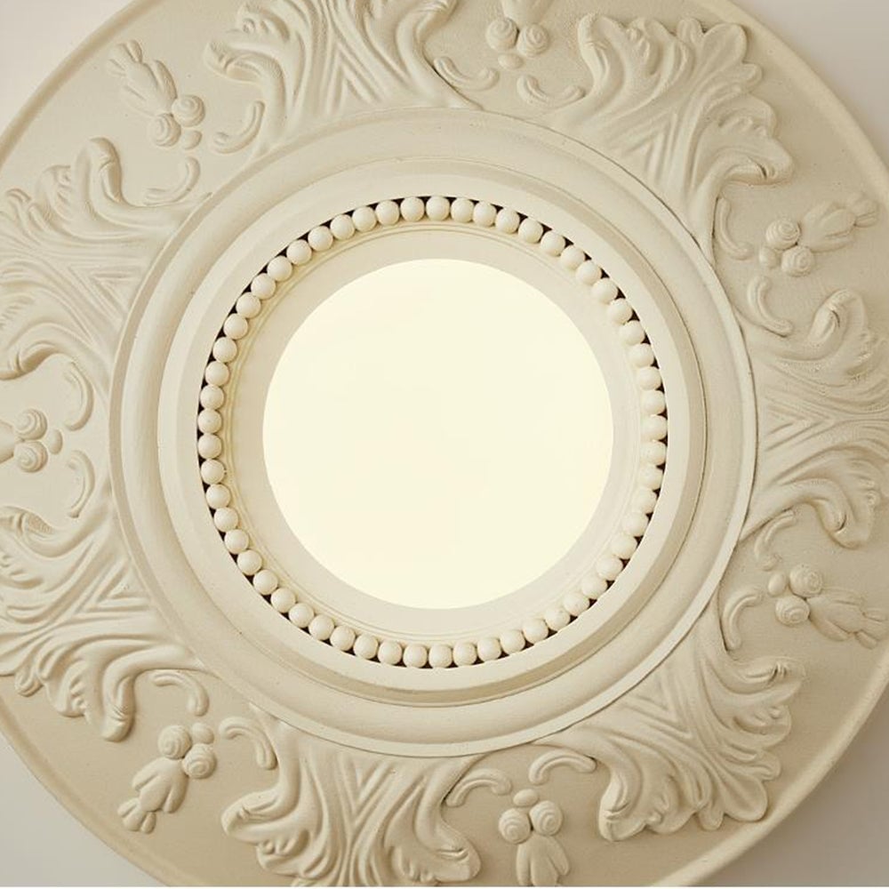 Cream Style Glass Milky Coffee Wall Light Fixtures - Lumpaz