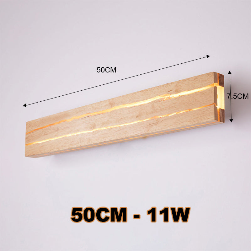 Modern Decor Wood Crack Wall Sconces - Lumpaz