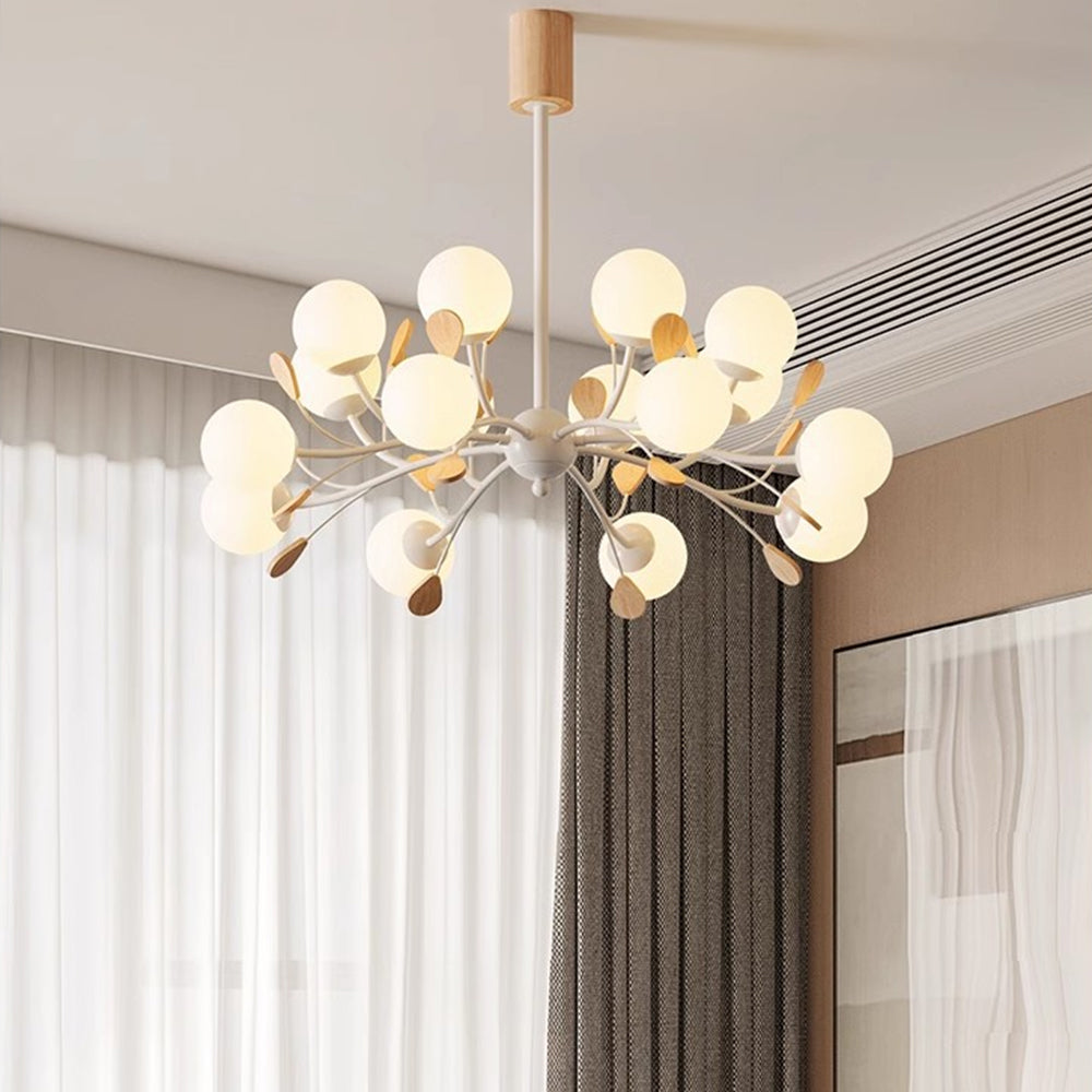 Modern Firefly Glass Chandelier - Lumpaz