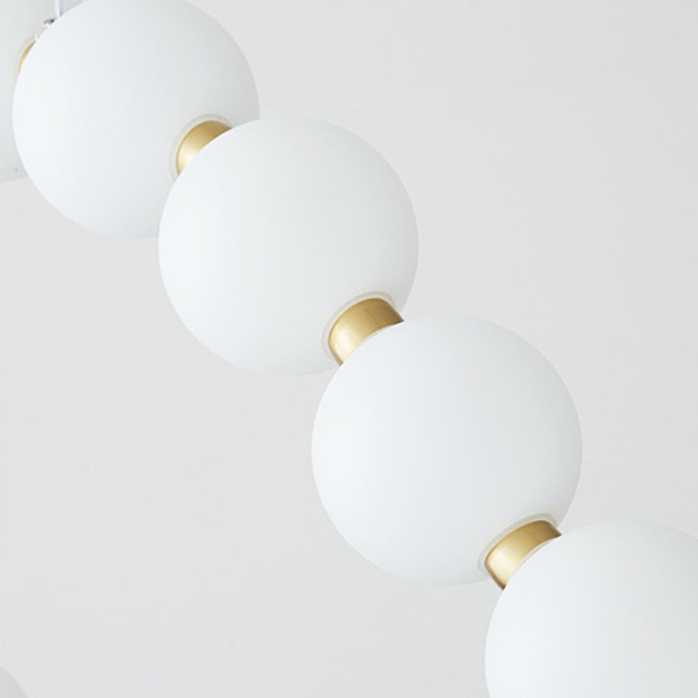 Creative Necklace String White Ball LED Pendant Lights - Lumpaz