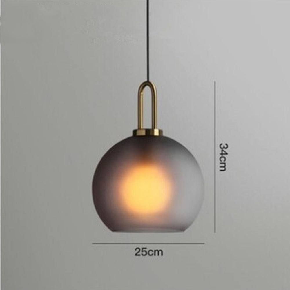Modern Glass Living Room Pendant Light - Lumpaz