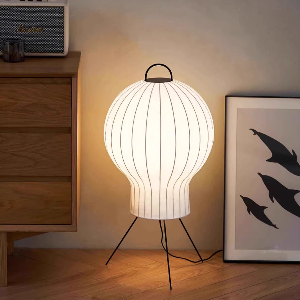 Wabi-sabi Silk Hot Air Balloon Floor Lamp - Lumpaz