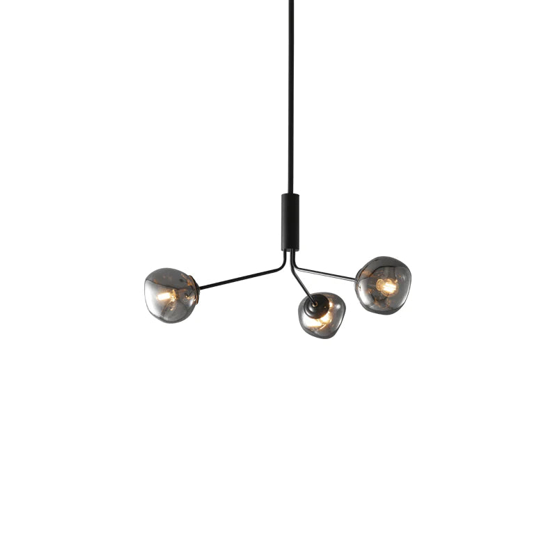 Modern Molecular Lava Glass Living Room Chandelier - Lumpaz