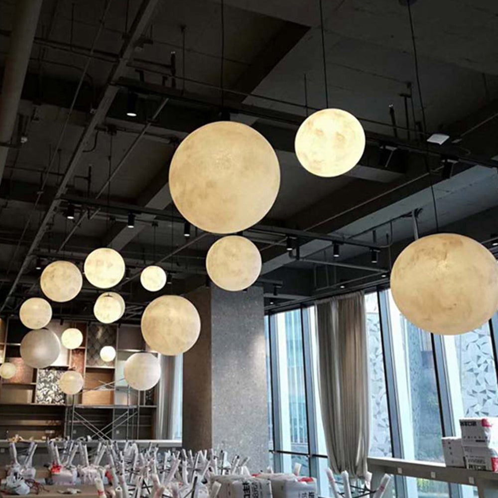Creative Moon Pendant Light Ball Floor Lamp - Lumpaz