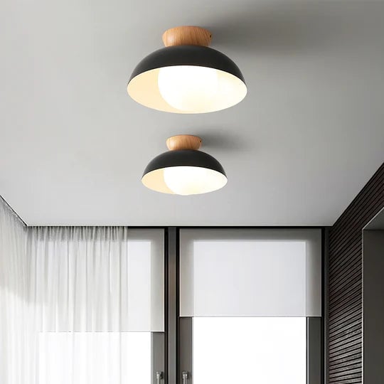 Minimalist Eco-friendly Metal Ceiling Light - Lumpaz