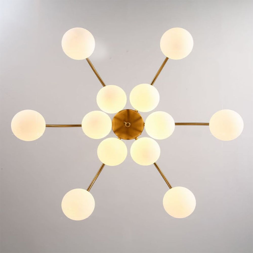 Modern Gold Sputnik Shape Chandelier - Lumpaz