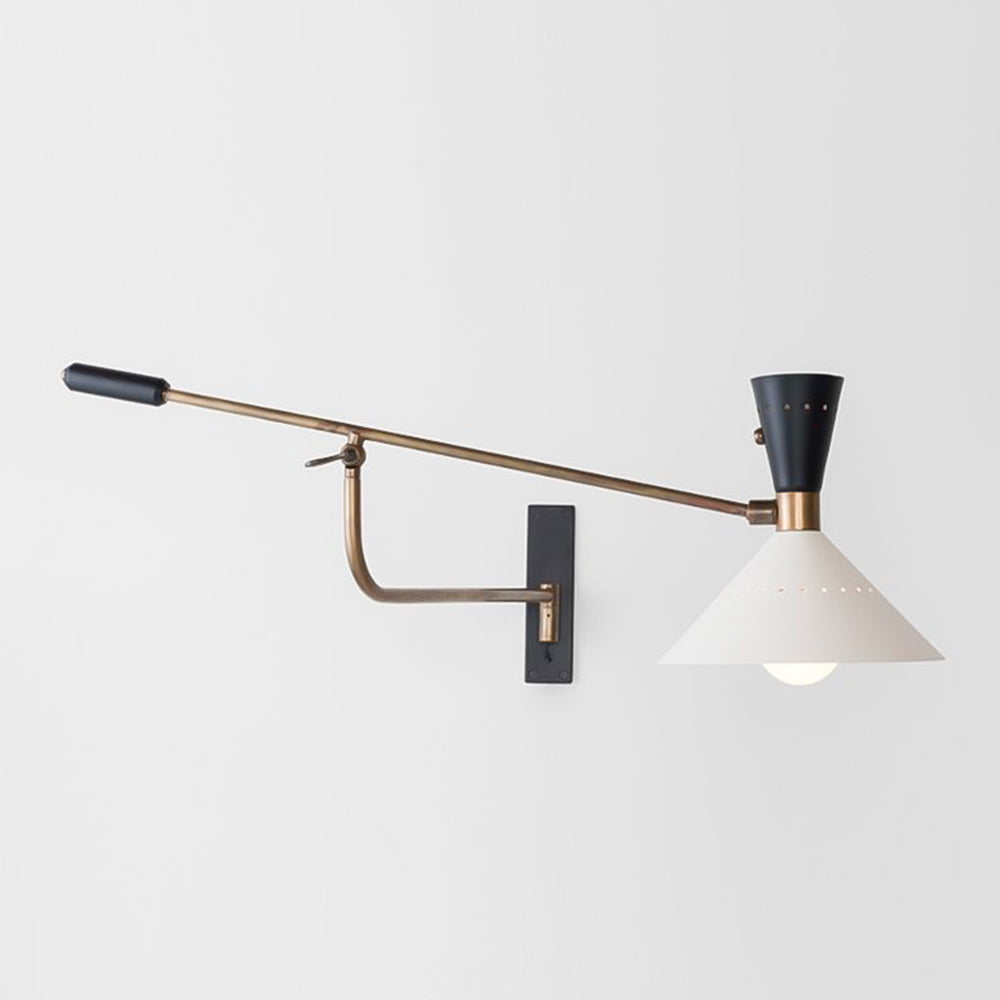 Modern Metal Cone Shade Wall Lamp - Lumpaz