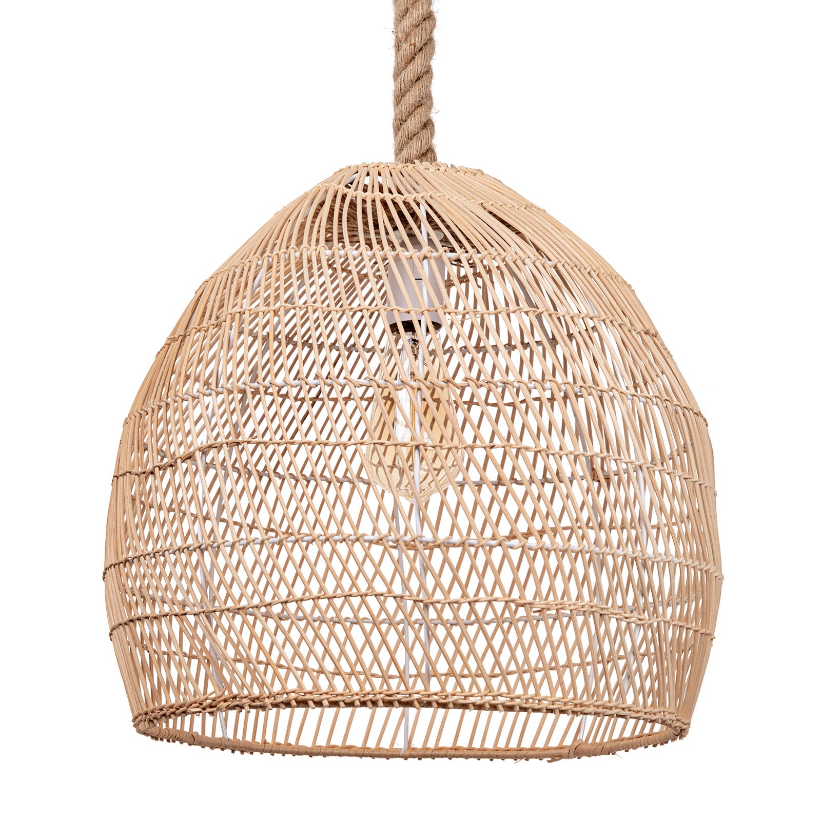 Handmade Hemp Rope Hanging Ceiling Lights - Lumpaz