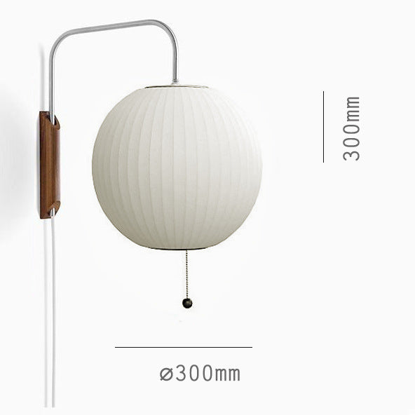Wabi-sabi Silk Wall Lamp - Lumpaz