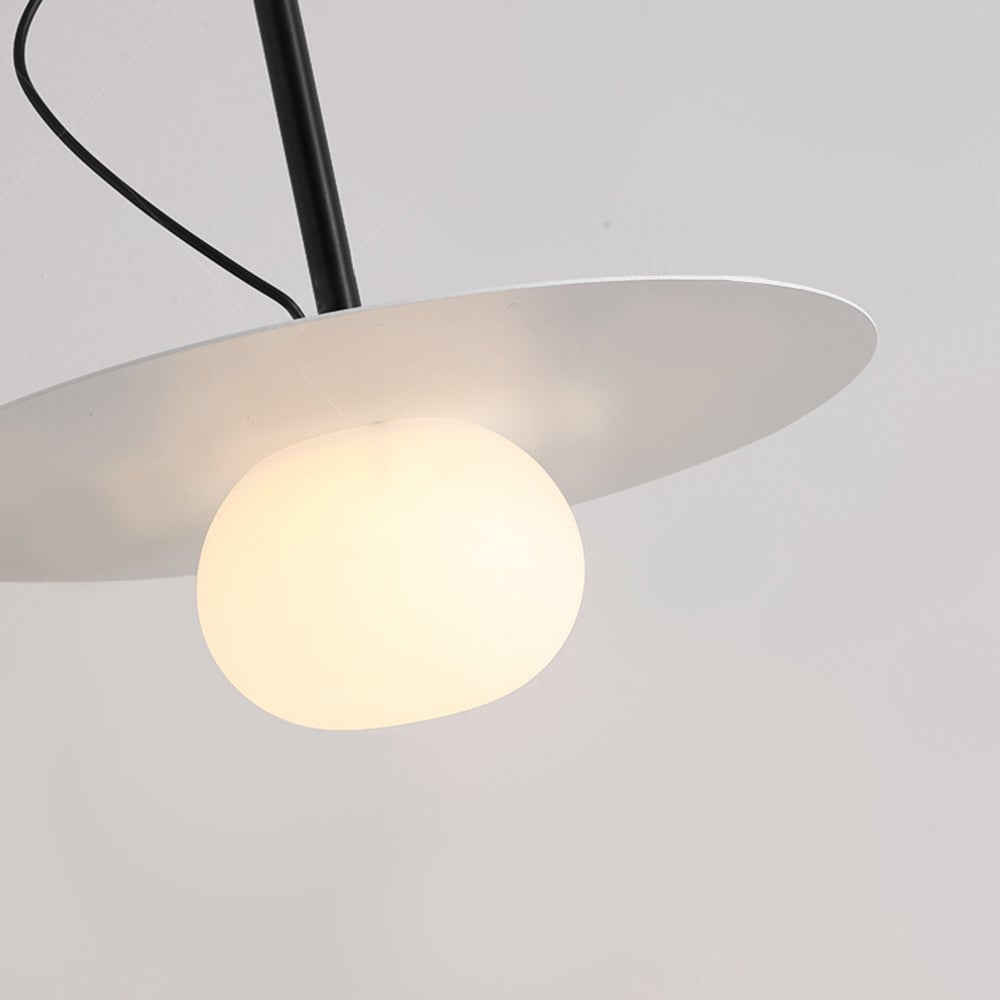 Modern Iron Pendant Light Glass Chandelier - Lumpaz