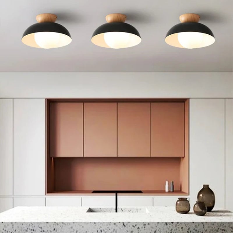 Minimalist Eco-friendly Metal Ceiling Light - Lumpaz