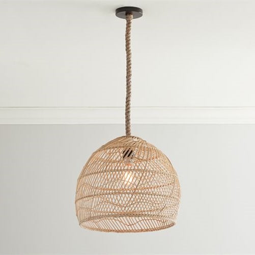 Handmade Hemp Rope Hanging Ceiling Lights - Lumpaz
