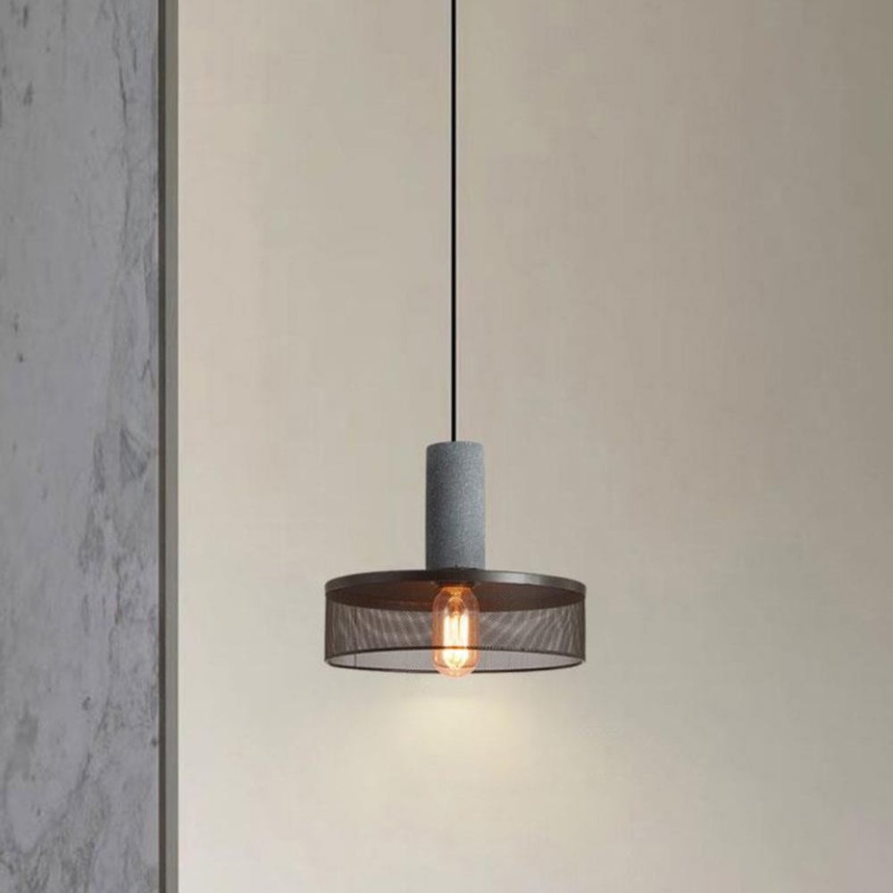 Modern Iron Grey Hanging Light Pendant Lampshade - Lumpaz