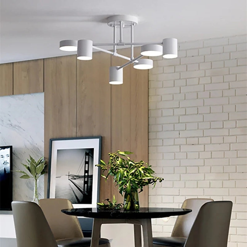 Metal Painted Finishes LED Ceiling Light Circle Design Flush Mount Lights - Lumpaz