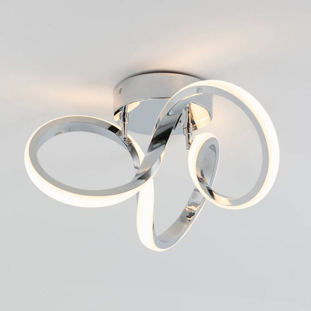 Nordic Minimalism Swirl Integrated Ceilng Light - Lumpaz