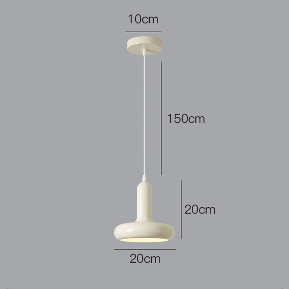 Bauhaus Puck Creamy Pendant Light - Lumpaz