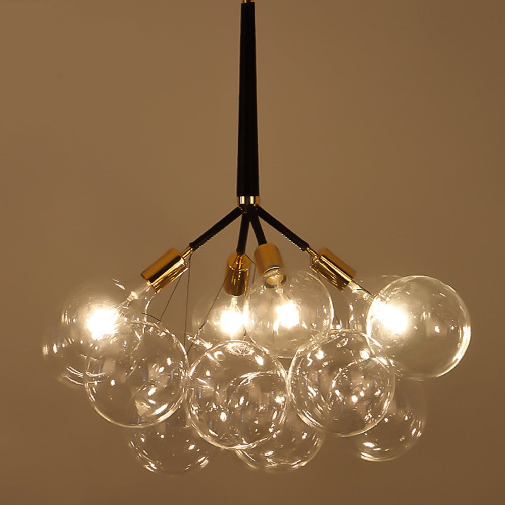 Large Glass Bubble Chandelier for Living Room - Lumpaz