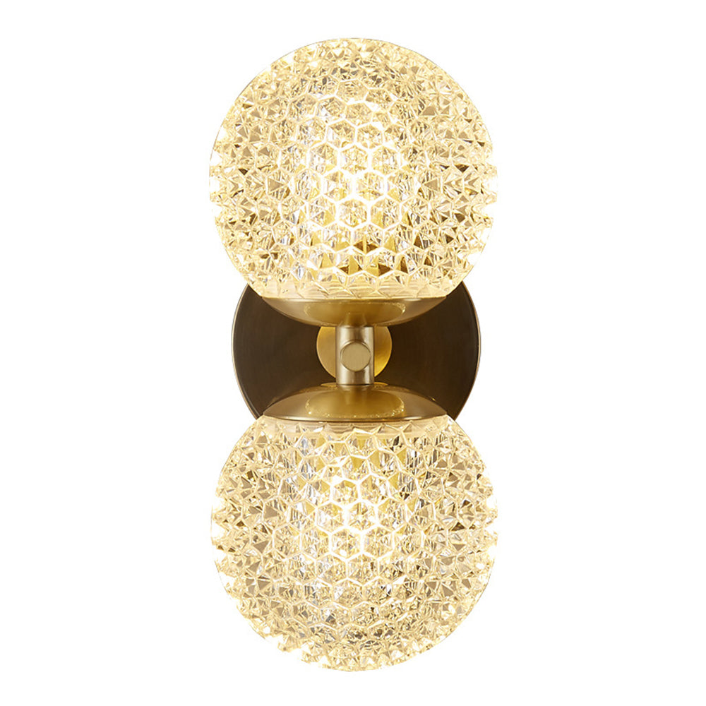 Luxury Copper Ball 1-Light Wall Sconce - Lumpaz