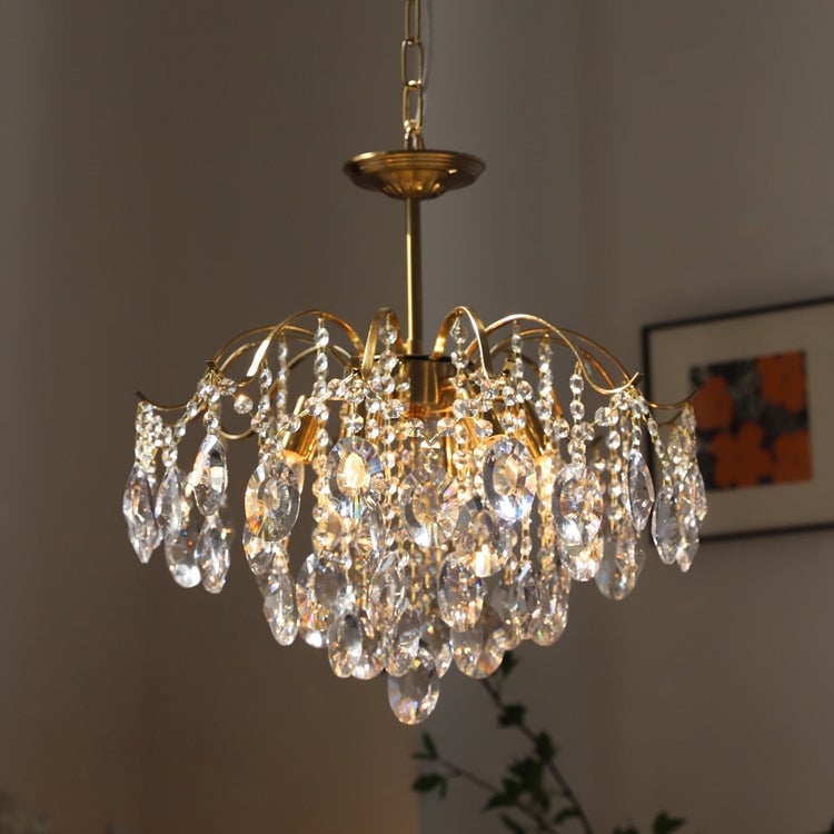French Light luxury Romantic Crystal Chandelier - Lumpaz