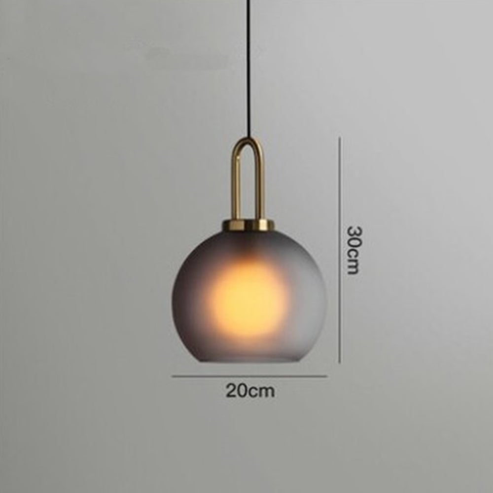 Modern Glass Living Room Pendant Light - Lumpaz