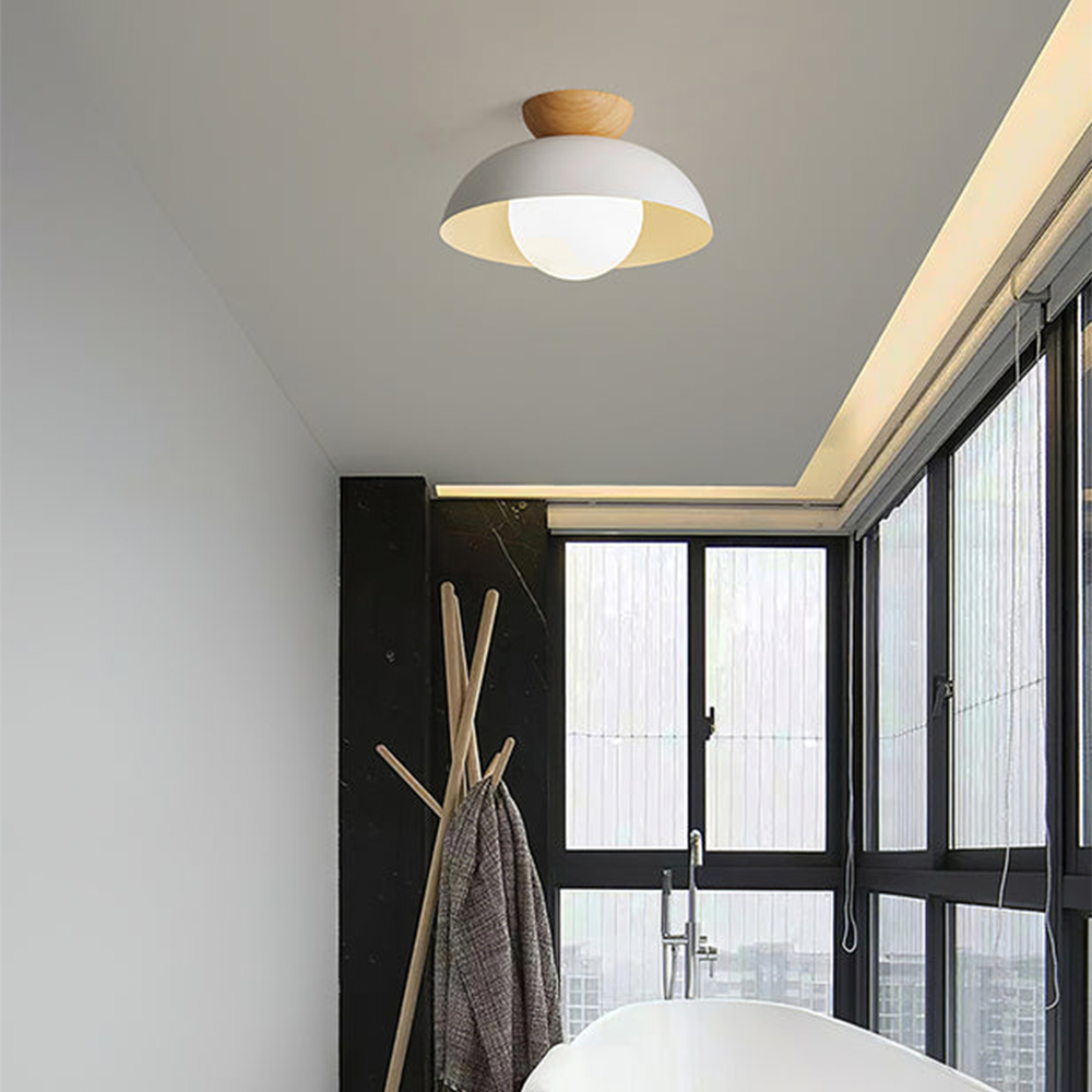 Minimalist Eco-friendly Metal Ceiling Light - Lumpaz