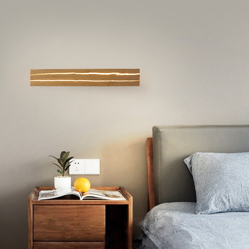 Modern Decor Wood Crack Wall Sconces - Lumpaz