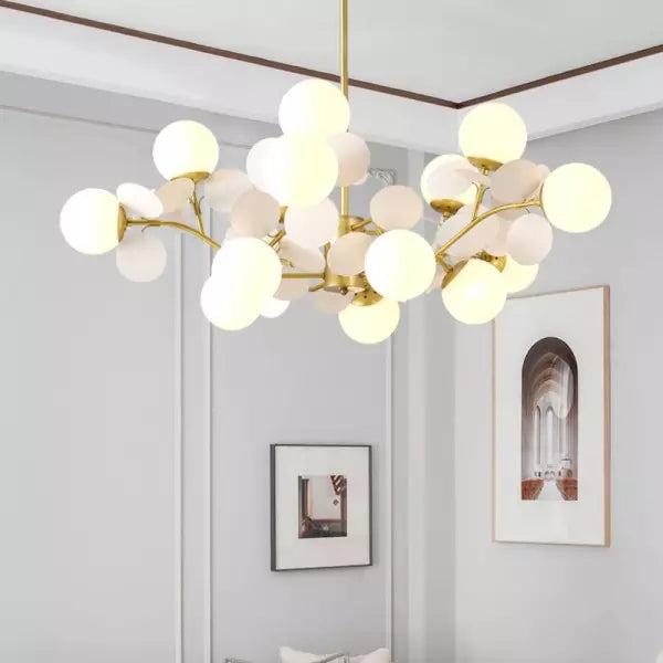 Nordic Multicolored Flower Branch Living Room Chandelier - Lumpaz