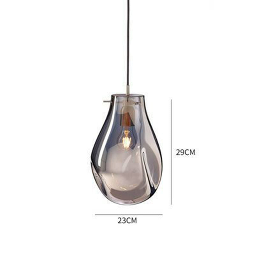Handcrafted Irregular Shape Glass Pendant Lighting - Lumpaz