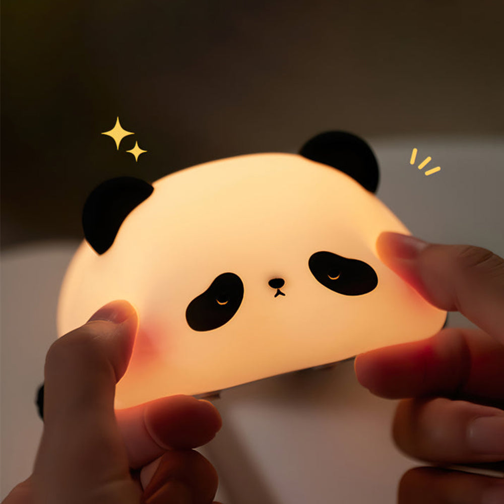 Panda Led Silicone Bedroom Night Light Table Lamp - Lumpaz