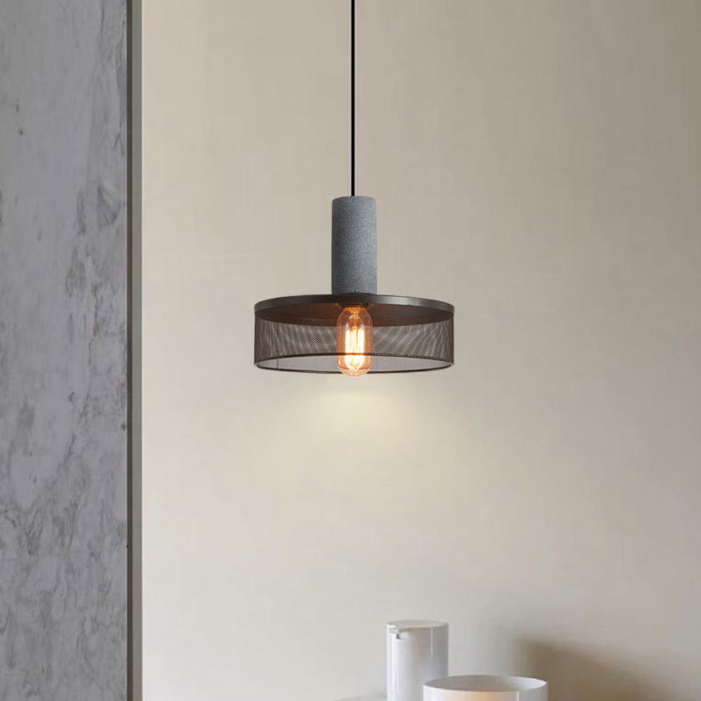 Modern Iron Grey Hanging Light Pendant Lampshade - Lumpaz