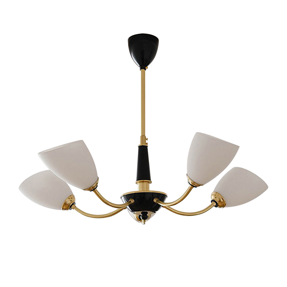 Medieval Modern Simple Black Bedroom Chandelier - Lumpaz