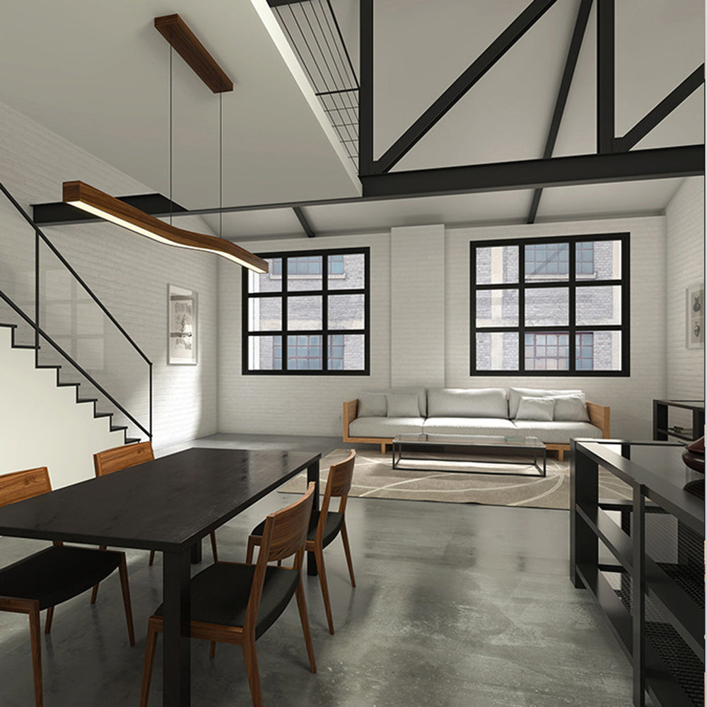 Modern LED Linear Pendant Light - Lumpaz