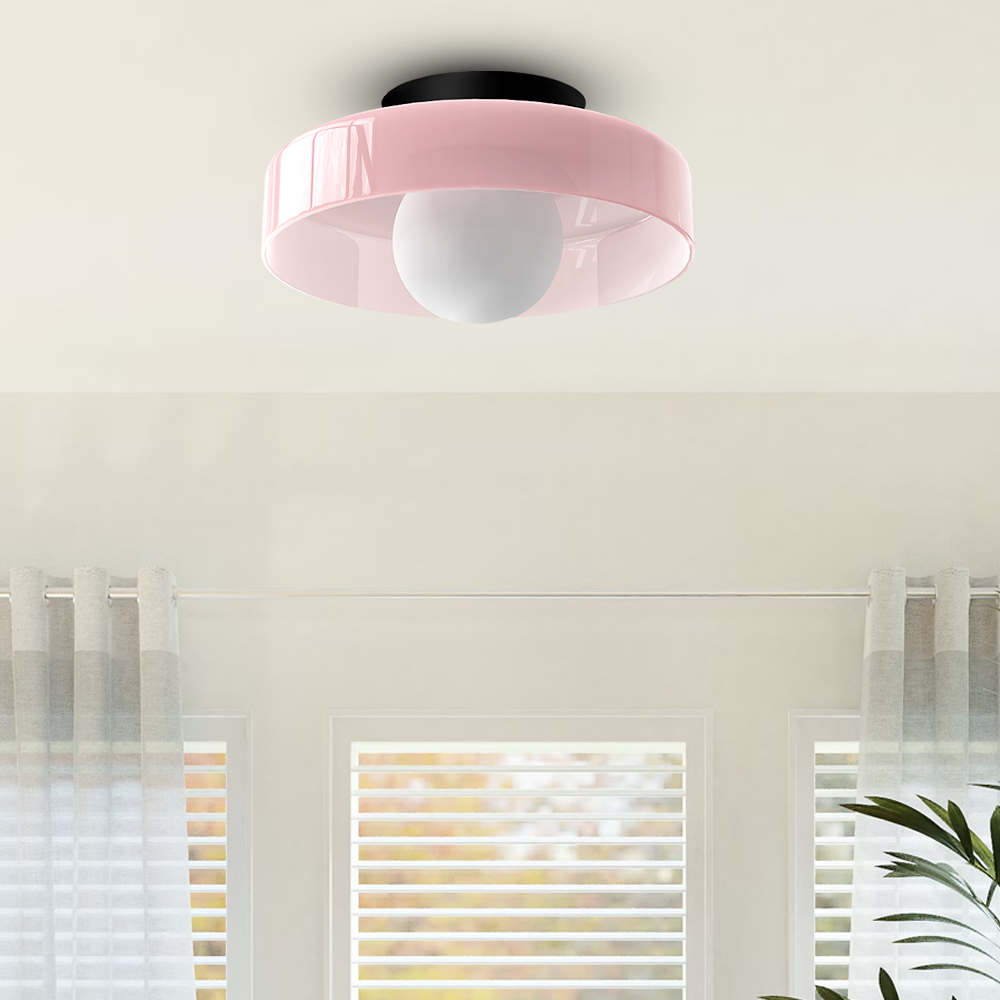 Modern Round Flush Mount Kitchen Ceiling Light - Lumpaz