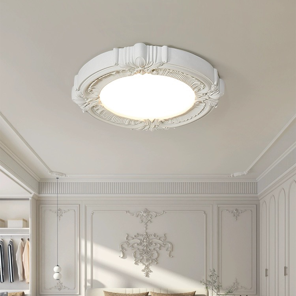 French Retro LED Ceiling Light For Bedroom - Lumpaz