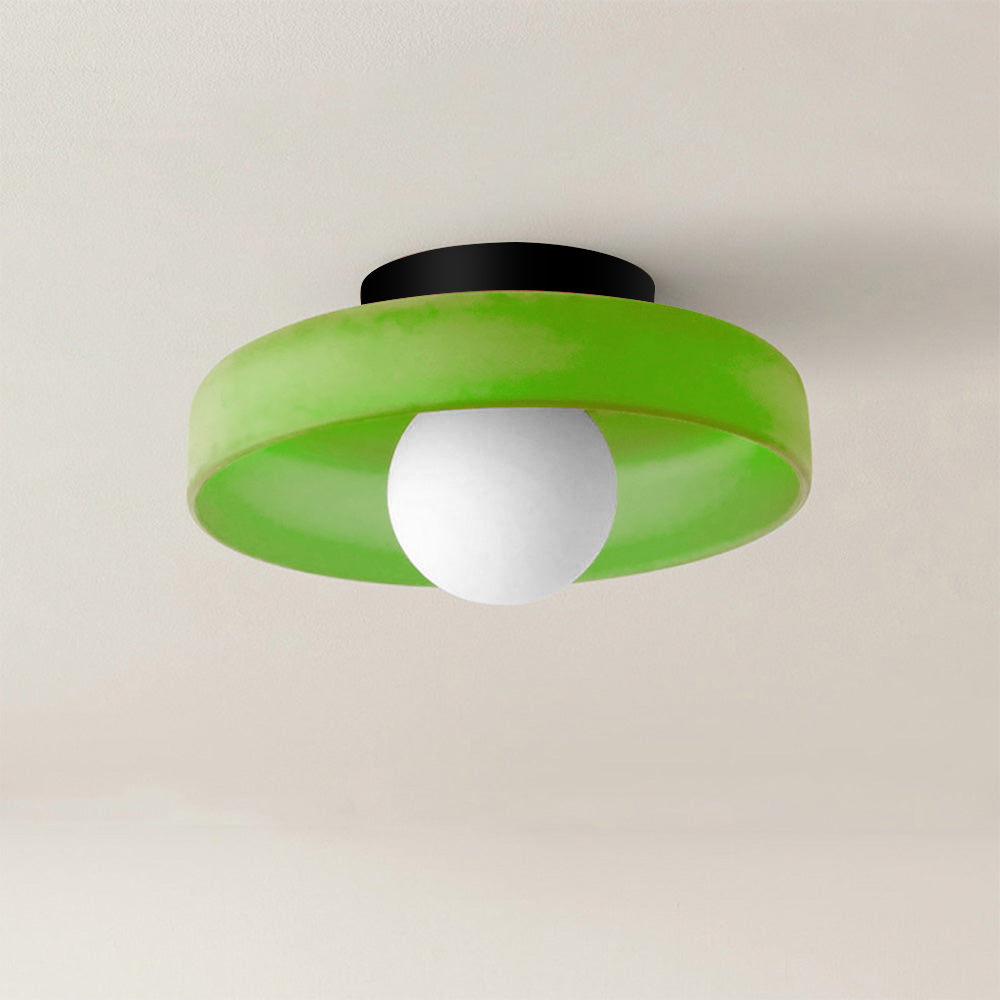 Modern Round Flush Mount Kitchen Ceiling Light - Lumpaz