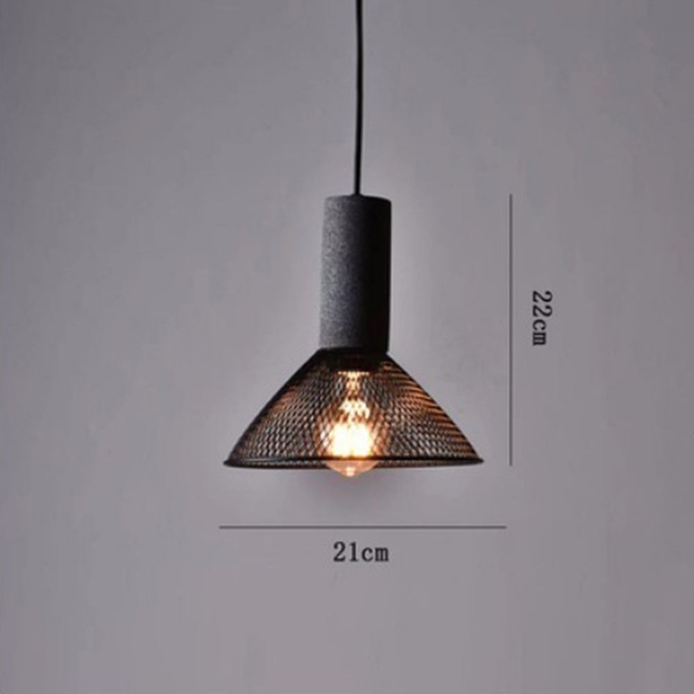 Modern Iron Grey Hanging Light Pendant Lampshade - Lumpaz