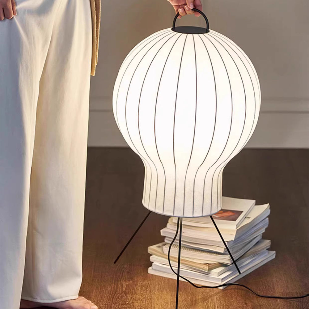 Wabi-sabi Silk Hot Air Balloon Floor Lamp - Lumpaz