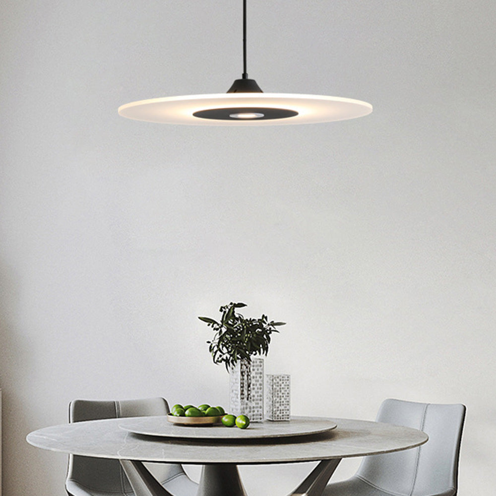 Nordic LED Flat Pendant Light For Dining Room - Lumpaz