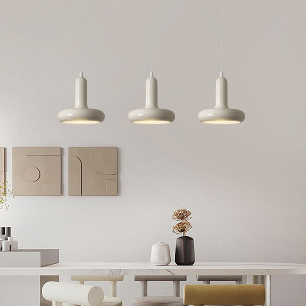 Bauhaus Puck Creamy Pendant Light - Lumpaz
