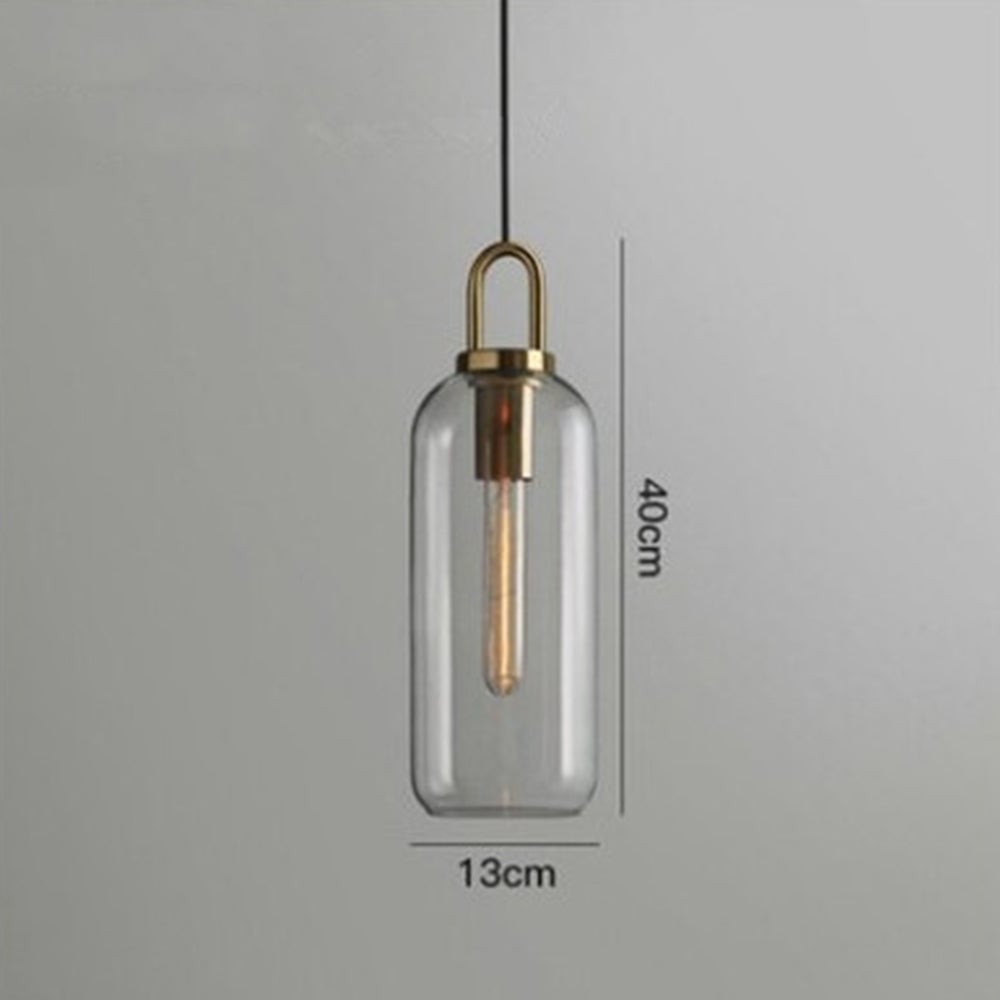 Modern Glass Living Room Pendant Light - Lumpaz
