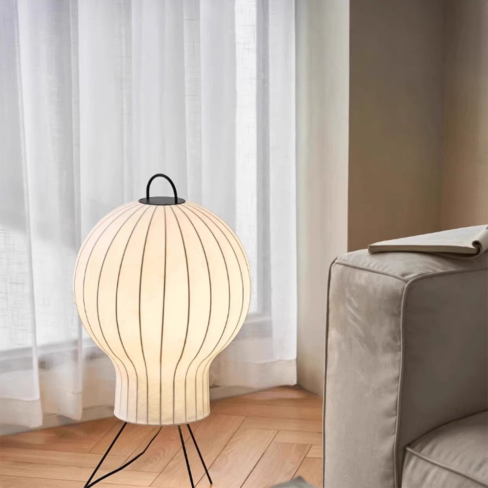 Wabi-sabi Silk Hot Air Balloon Floor Lamp - Lumpaz