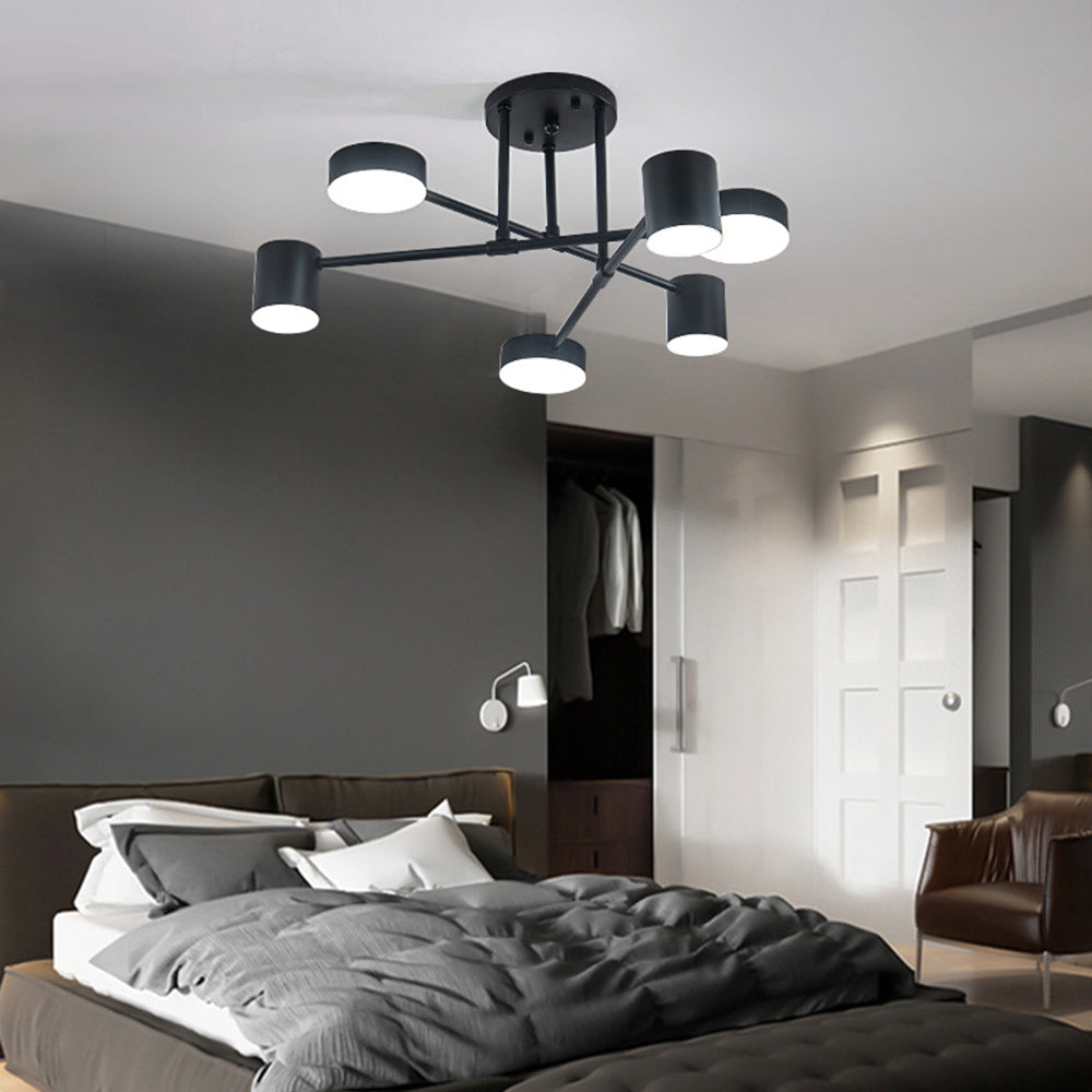 Metal Painted Finishes LED Ceiling Light Circle Design Flush Mount Lights - Lumpaz