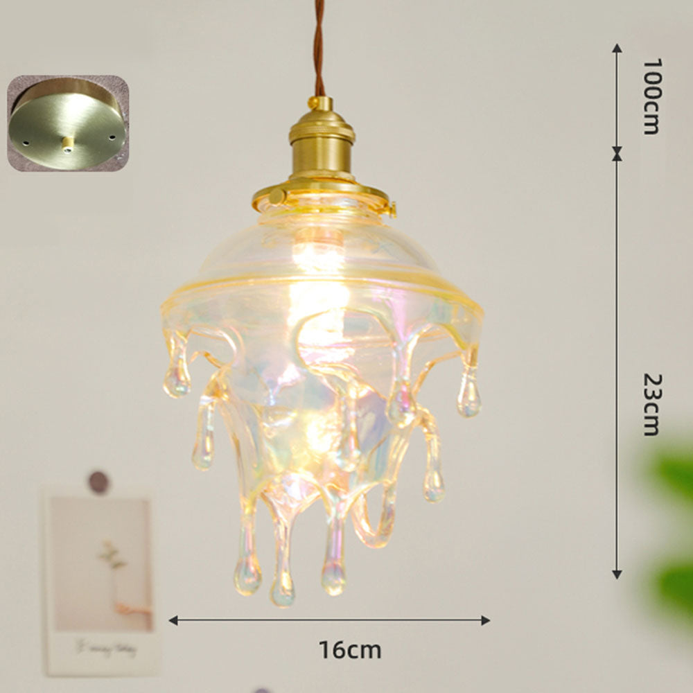 Designer Water Drop Melting Decor Pendant Light - Lumpaz