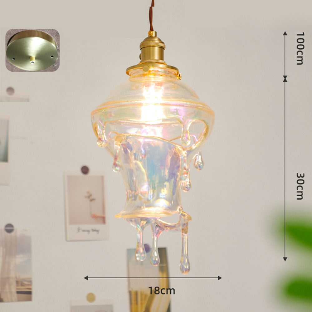Designer Water Drop Melting Decor Pendant Light - Lumpaz