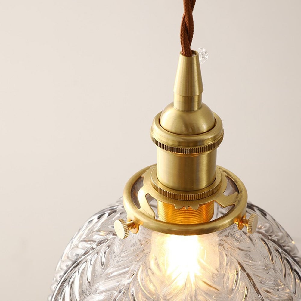 Glass Living Room Small Globe Pendant Light - Lumpaz